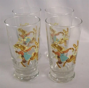 4 New Easter Glasses Bunny Couple 10 ounce - Picture 1 of 1