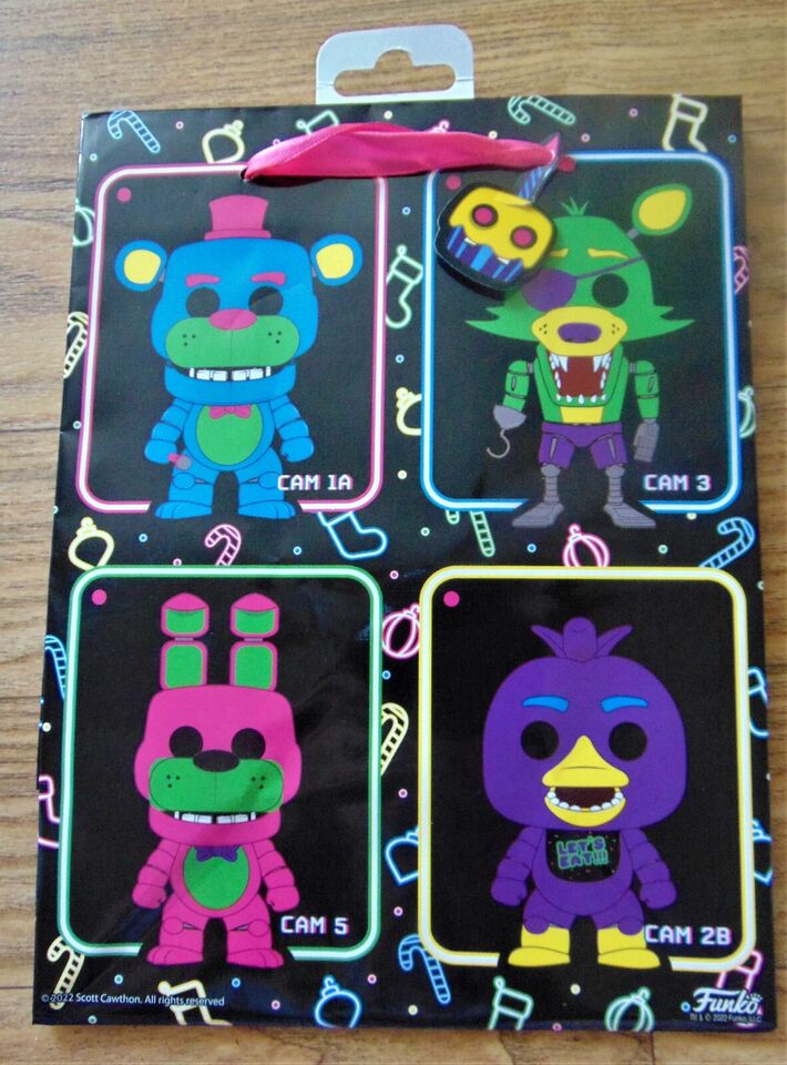 10/50Pcs/pack Fnaf Stickers Cartoon Anime Game Security Breach For