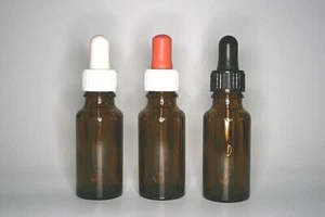 Braunglas 20 ml  Pipettenflaschen Großposten 572 Stück - Picture 1 of 4