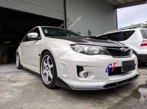 S STYLE CARBON FRONT LIP SPOILER FOR SUBARU IMPREZA GR HATCHBACK GV SEDAN - Picture 1 of 7
