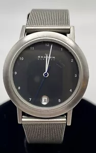 Skagen Denmark Ultra Slim Quartz Watch Mesh Band 16LTT - New Battery - Picture 1 of 21