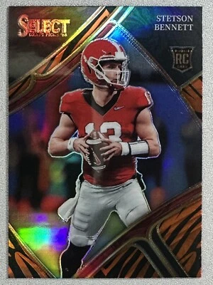 2023 Panini Select Draft Picks Stetson Bennett Tiger Prizm #125 RC - Image 1 of 2