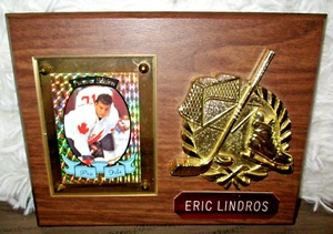 Eric Lindros Plaque Team Canada Olympic Hockey Sports Memorabilia 9"x7" Plaque - Picture 1 of 9