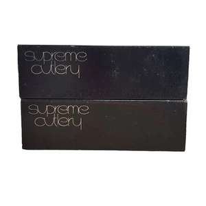 Supreme Cutlery WOODBURY 18/8 Stainless Wood Handle Silverware 5 Piece Set - Picture 1 of 14