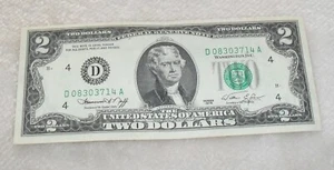 1976 $2 Dollar Bill - Picture 1 of 2