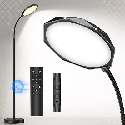 18W LED Floor Lamp Eye Caring Touch Control Stepless Dimmable Remote 360 Goos... - Image 1 of 4