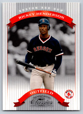 2002 Donruss Classics #21 Rickey Henderson Boston Red Sox Baseball Card