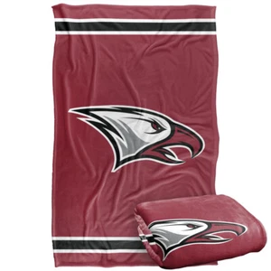 North Carolina Central University Primary Logo Stripes Silky Touch Throw Blanket - Picture 1 of 8