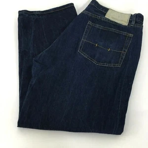 Polo Ralph Lauren 867 Jean Size 38 x 28 Classic Straight Dark Wash Wide Leg EUC - Picture 1 of 9