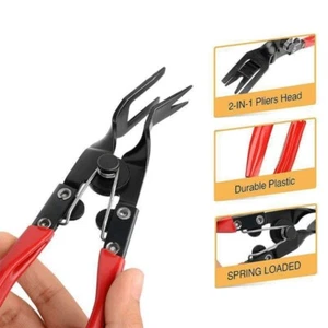 Auto Trim Clip Removal Plier Door Panel Fascia Dash Upholstery Disassembly Plier - Picture 1 of 17