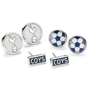 Tottenham Hotspur FC Stud Earring Set - Brand New Official Merchandise - Picture 1 of 4
