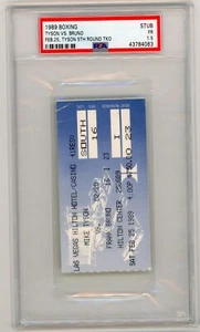 1989 BOXING TICKET STUB MIKE TYSON VS FRANK BRUNO PSA RARE OLD WOW VINTAGE ! - Picture 1 of 2