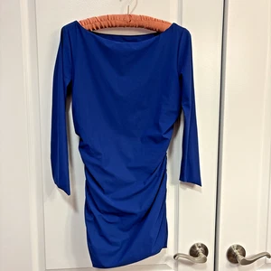 Chiara Boni La Petite Robe Büro Top Bluse 6-8 US/44IT Blau - Bild 1 von 4