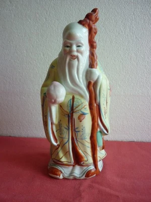 Chinese god figure Shouxing the God of Longevity - Image 1 of 4
