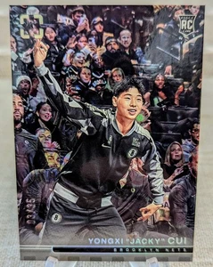 2024-25 Panini Photogenic Yongxi "Jacky" Cui RC Rookie #108 Groovy /35 Nets - Picture 1 of 2