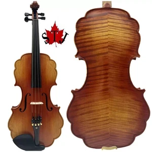 Profession SONG master Baroque Viola 17 inch Flames maple back,Good Sound #15446 - Picture 1 of 12