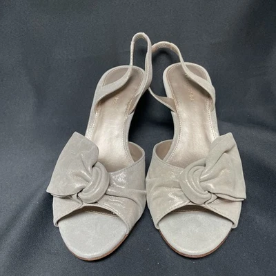 Salto Feminino Pelle Moda Lovi Camurça Cintilante Cinza Escuro 9M NOVO - Imagem 1 de 4