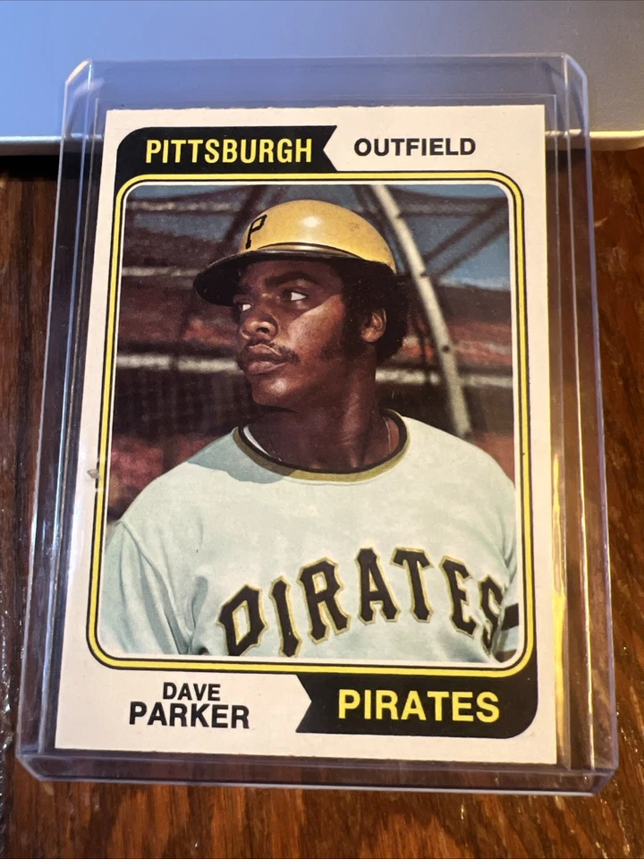 Tarjeta de novato Dave Parker 1974 Topps #252 RC HOF EX Range Surface Issue Pirates Foto 1 de 4