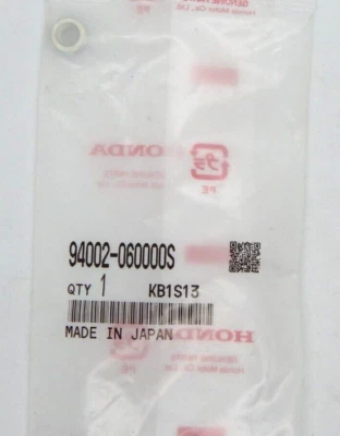 Cubierta de cárter HONDA 6mm Tuerca OEM 94002-060000S NUEVO Pieza Foto 1 de 4