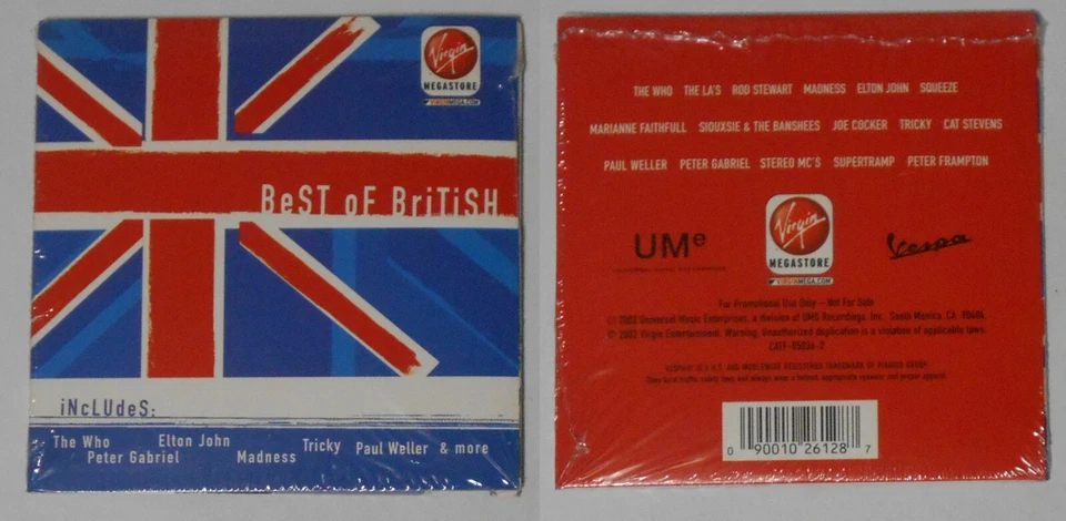 The Who, Madness, Elton John, Squeeze, Tricky -  sealed U.S. promo cd, digipak - Image 1 of 1