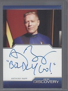 Star Trek Discovery Season 4 Anthony Rapp Autograph Inscription #02