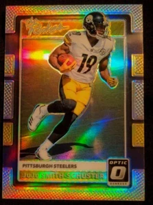 2017 Donruss Optic The Rookies JuJu Smith-Schuster #16 Rookie RC Silver Holo - Picture 1 of 2