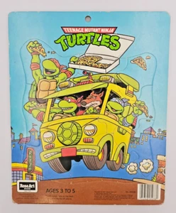 Teenage Mutant Ninja Turtles TMNT 12-Piece Puzzle by Rose Art (1990) - Picture 1 of 1