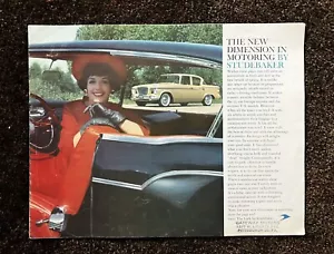 1959 Studebaker Silver Hawk Lark sales brochure ORIGINAL 12.5” - Picture 1 of 3