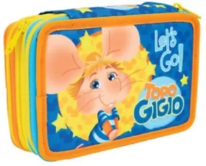 Giochi Preziosi Topo Gigio Astuccio Triplo 3 Zip Per Bambino Scuola - Imagen 1 de 1