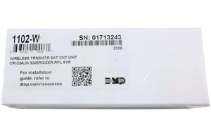 DMP - Universal Wireless Transmitter White | CR123A Battery Included | 1102-W - Picture 1 of 5