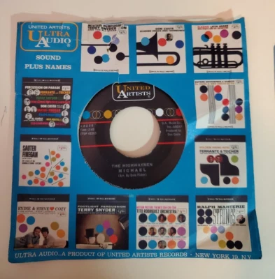 Highwaymen MICHAEL / SANTIANO  (POP 45) #258 PLAYS VG++ Foto 1 de 4