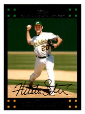 2007 Topps Huston Street  Oakland Athletics #124 Centered Mint