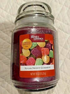 Vela Tarro de Vidrio Grande SUGAR SWEET GUMFROP LIMITED 2012 Velas Retiradas RARO - Imagen 1 de 4