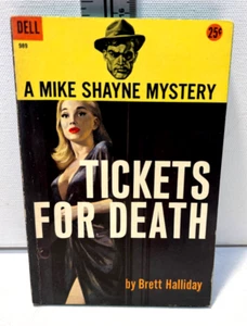 Vintage 1958 First Printing - Tickets for Death by Brett Halliday - Imagen 1 de 4