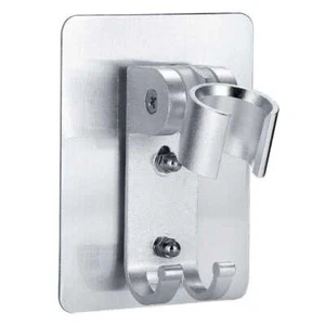 Adjustable Bathroom Shower Head Holder Self-adhesive Wall Mounted Shower Bracket - Picture 1 of 12