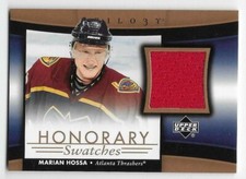 05/06 UPPER DECK TRILOGY HONORARY SWATCHES GAME JERSEY Marian Hossa #HSHO