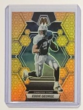 2023 Mosaic Eddie George Honeycomb Prizm Card#239 Titans SSP Rare Parallel