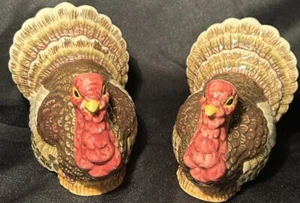 Salero y pimentero Pfaltzgraff de colección pavo de acción de gracias - Imagen 1 de 16