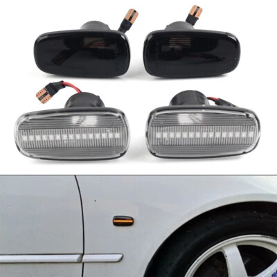 Luces de señalización laterales LED secuenciales para Toyota Crown Land Cruiser lámpara de señal de giro Foto 1 de 4