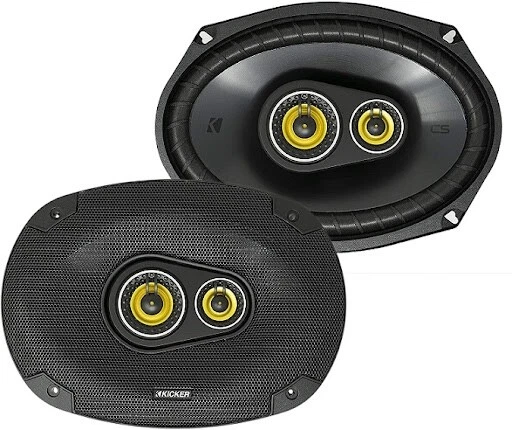 Kicker CSC6934 6x9 дюймов 450 Вт 3-полосные коаксиальные автомобильные динамики для задней двери 1 пара - Изображение 1 из 1