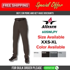 Alleson Athletic 605WLPY Youth Baseball Pants - Picture 1 of 3