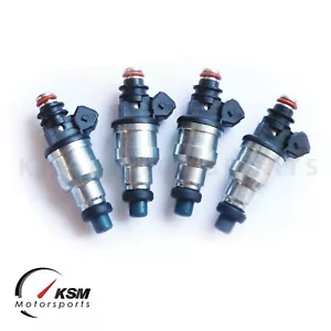 4x 310cc Fuel Injectors for Civic Integra Acura all D B F H K ZC VTEC w/ clips - Picture 1 of 10