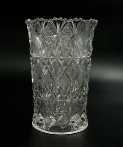 Vintage Crystal Vase 6" H - Picture 1 of 8