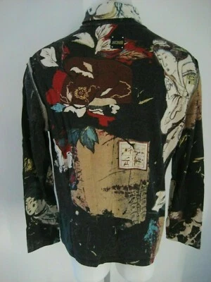 Just Cavalli Men's Wool Turtleneck Sweater Size 60 Foto 1 de 3