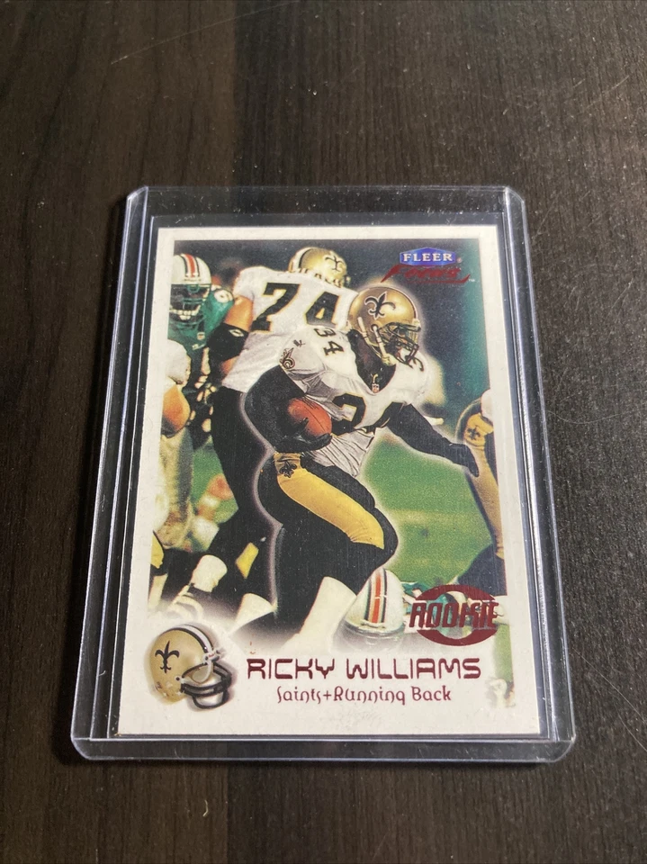 Ricky Williams FLEER FOCUS ROOKIE LIMITED CARD 2388/2500 NFL 1999 T5-256 - Image 1 of 3
