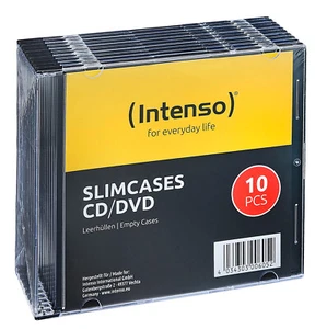30 Intenso CD Hüllen 1er Slimcase 5,2 mm für je 1 BD / CD / DVD schwarz - Bild 1 von 1