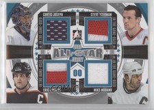 2013-14 In the Game-Used Silver /60 Curtis Joseph Steve Yzerman Eric Lindros HOF