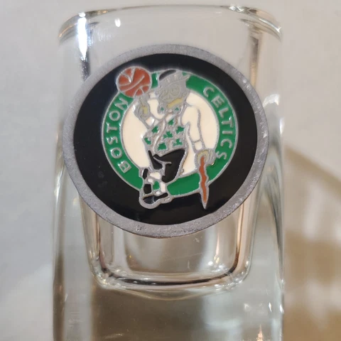 Vintage Boston Celtics Heavy Duty Shot Glass Square Shape Cover
