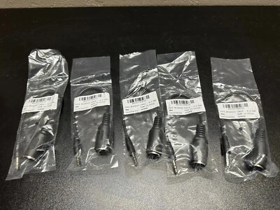 Lot Of 5 3.5mm 5 Pin Din MIDI Cable Female to 3.5 (1/8in) TRS Stereo Male(15 CM) - Image 1 of 4