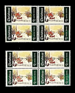 StampTLC US 1384c Falta Color 4 Errores Principales Listados MÁS Navidad Original - Imagen 1 de 3